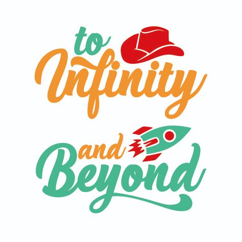 To Infinity And Beyond Shirt, To The Infinity And Beyond, Toy Story Tattoo, Disney Font Free, Disney Silhouettes, Disney Font, Story Birthday, Magic Castle, Toy Story Birthday Party