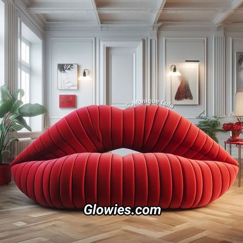 Lips Sofa, Monique Lula, Podcast Studio, Minimal Living, Design Minimal, Modern Classic, Vintage Design, Podcast, Miami