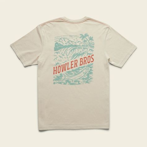 Howler Brothers, Fly Fishing Shirts, Main Label, Brothers Shirts, Shirt Design Inspiration, Atticus, Camp Shirt, Pocket Tshirt, Fishing Shirts