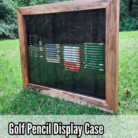 Golf Pencil Display Case Pencil Display, Silicone Caulk, Instagram Plan, Diy Posts, To My Husband, Stair Steps, Hat Rack, A Pencil, Last Post