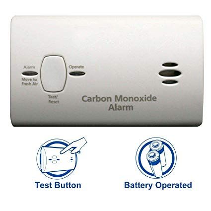 Carbon Monoxide Detector, Carbon Monoxide, Reset Button, Battery Indicator, Green Led, Low Battery, Home Safety, General Electric, Fire Safety