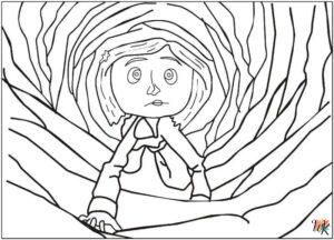 Coloring Pages Coraline, Coraline Coloring Pages Free Printable, Coraline Coloring Pages, Coraline Cartoon, Coraline Drawing, Coraline Cat, Cat Coloring Page, Japanese Animation, Halloween 2024