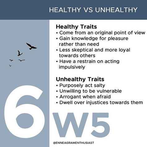 Understanding the difference between a 6w5 and 6w7. 6w5 Enneagram, Enneagram 6w5, Enneagram Wings, 6 Enneagram, Type 6 Enneagram, Enneagram 6, Enneagram 5, Enneagram Type 3, Healthy Thoughts