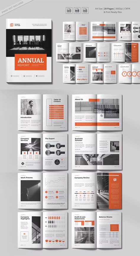 Annual Report Brochure Design AI, EPS, PSD. 20 Pages. Report Design Layout, Annual Report Design Inspiration, Corporate Invitation Design, Report Design Template, Corporate Brochure Design, Annual Report Design, Annual Reports, Report Design, Model Images