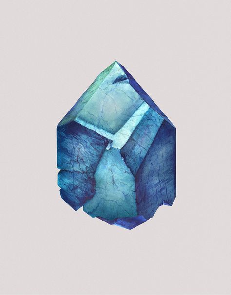 Mineral Admiration: Watercolor Paintings of Crystals by Karina Eibatova watercolor rocks posters and prints illustration geology Crystal Illustration, Minerals Art, Crystal Drawing, Colossal Art, Art Et Illustration, Crystal Art, Painting Inspiration, Art Inspo, Beautiful Art