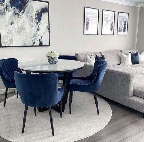 37+ Blue and Grey Living Room Ideas that Totally Work in 2023 | Houszed Blue And Cream Living Room, Grey White Living Room, Blue Grey Living Room, Blue Couch Living Room, Navy Living Rooms, Navy Blue Living Room, Blue Living Room Decor, Living Room Decor Gray, Apartment Living Room Design