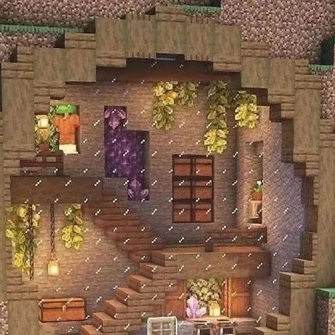 Minecraft Building Designs😇 on Instagram: "Mountainside house tutorial! Follow @awesomebuild for more amazing builds! Credit: @executivetree #minecraftideas #minecrafthouses #minecrafttutorial #minecraftindonesia #minecraftuniverse #minecraftsurvival #minecraftedit #minecraftyoutuber #minecraftbuildings #minecraftcreations #minecraftbuilding #minecraftredstone #minecraftdesign #minecraftarchitecture #minecraftedits #minecraftfanart #minecraftbedrock #minecraftparty #minecraftdiaries #minecraf Minecraft Mountainside, Mountainside House Minecraft, Minecraft Mountainside House, Minecraft Cottage Blueprints, Mountainside House, Minecraft Stairs, Cottage Blueprints, Minecraft Building Designs, Air Wallpaper