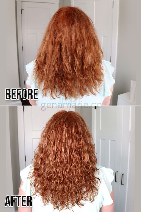 Bringing Back My Mom’s Damaged, Wavy Curls! Routine for Color-Treated Gray Hair – Gena Marie Retrain Curly Hair, Curls Routine, Curl Routine, Wash Day Routine, Day Routine, Wavy Curls, Hair Things, Natural Redhead, Wash Day