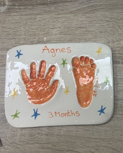 Baby Footprint Pottery, Clay Handprint, Baby Handprint, Baby Legs, Clay Baby, Foot Print, Baby Footprints, Baby Hands, Play Ideas