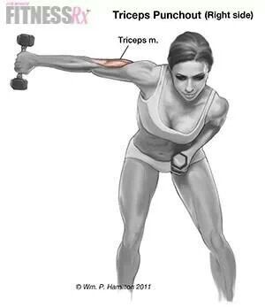 Love it Triceps Workout, Workout Moves, Yoga Training, Motivation Fitness, Upper Body Workout, Weight Training, Arm Workout, Fitness Diet, Get In Shape