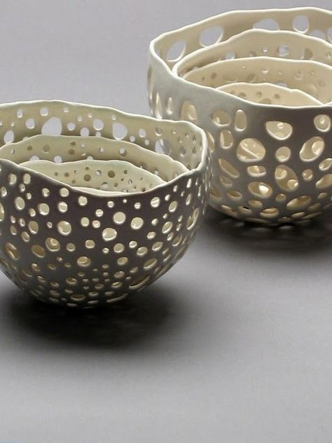 Ceramic Candle Holder - Foter Bowl Shapes, Ceramic Pinch Pots, Pinch Pot, Air Dry Clay Projects, Clay Bowl, Keramik Design, Ceramic Candle Holders, Pinch Pots, Pottery Classes