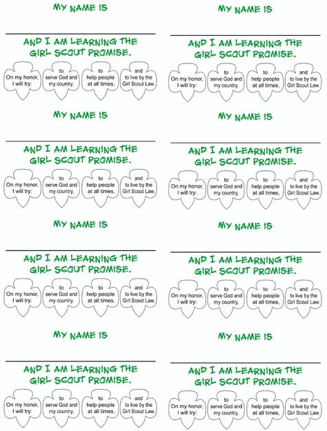 Scout Name, Daisy Activities, Girl Scout Daisy Activities, Girl Scout Meeting Ideas, Girl Scout Promise, Scout Law, Daisy Ideas, Girl Scout Law, Brownie Ideas