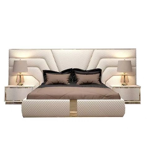 Check out this product on Alibaba App Luxury modern leather upholstered double bed frame king size latest design High King Size Bed, King Size Bed Bedroom, Luxury Modern Bed, Double Bed Bedroom, Luxury King Bed, King Bedroom Furniture, Luxury Bedroom Sets, Bed Luxury, Bed Headboard Design