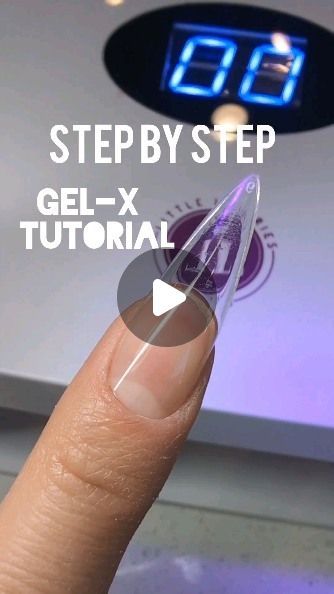 Full Tips Nails, Short Apres Gel X Nails, Fake Nail Tips How To Apply, How To Apply Gel Nail Extensions, How To Apply Gel X Nails Step By Step, Una Gella Nail Tips, Full Coverage Nail Tips, Gel Nail Step By Step, What Is Gel X Nails