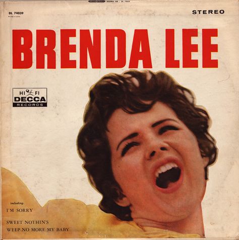 Brenda Lee-Brenda Lee 1960 Lee Hi, Brenda Lee, Common Denominator, 60s Music, Play List, Oldies Music, Music Memories, The End Of The World, Vinyl Record Album