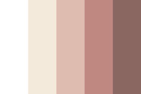 Old Rose Color Palette, Rose Gold Color Palette, Old Rose Color, Nude Color Palette, Gold Color Palettes, Color Palette Challenge, Pink Palette, Skin Color Palette, Color Palette Pink