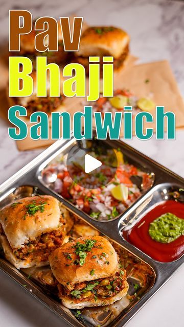 Tarla Dalal Recipes on Instagram: "pav bhaji sandwich recipe | leftover pav bhaji sandwich | pav sandwich | Preparation Time: 20 mins Cooking Time: 15 mins Total Time: 35 mins Makes 8 sandwiches (8 sandwich ) Ingredients For Pav Bhaji Sandwich 1 1/2 cups chopped and boiled mixed vegetables 2 tbsp oil 1/2 cup finely chopped onions 1 tsp garlic (lehsun) paste 1/2 cup finely chopped capsicum 1/2 cup finely chopped tomatoes 2 tbsp chopped coriander (dhania) 1/2 tsp chilli powder 1 1/2 tsp pav bhaji masala salt to taste 8 laadi ladi pav butter for cooking. #pavbhajisandwich #pavbhaji #pavsandwich #sandwich #snack #reels" Pav Sandwich Recipe, Pav Sandwich, Pav Recipe, Pav Bhaji Masala, Pav Bhaji, Sandwich Ingredients, Sandwich Recipe, Chopped Tomatoes, Mixed Vegetables