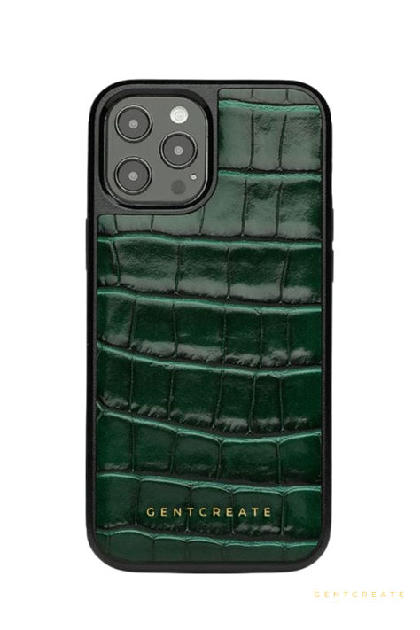 iPhone Calfskin Leather Green Croco Glossy Case From Gentcreate Team Leather Front Pocket Wallet, Full Grain Leather Wallet, Blue Leather Wallet, Leather Money Clip Wallet, Trendy Iphone Cases, Leather Passport Wallet, Luxury Iphone Cases, Small Leather Wallet, Minimalist Leather Wallet