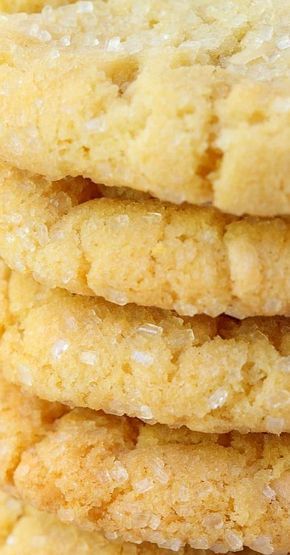 Lemon Coconut Sugar Cookies Recipes With Coconut Sugar, Coconut Sugar Cookies, Lemon Cookies Recipes, Lemon Coconut, Lemon Sugar, Coconut Cookies, Lemon Cookies, Keto Recipe, Lemon Recipes