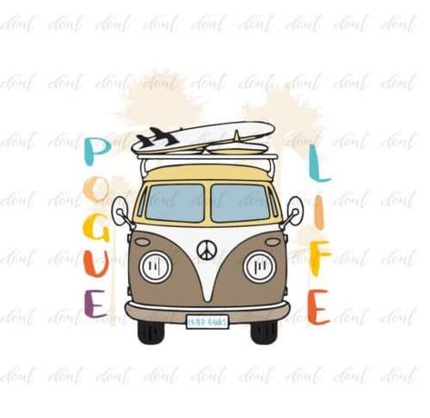 Pogue Life Outer Banks, Outer Banks Aesthetic, Van Drawing, Retro Van, Life Meaning, Pogue Life, Outer Banks, Banks, Fish