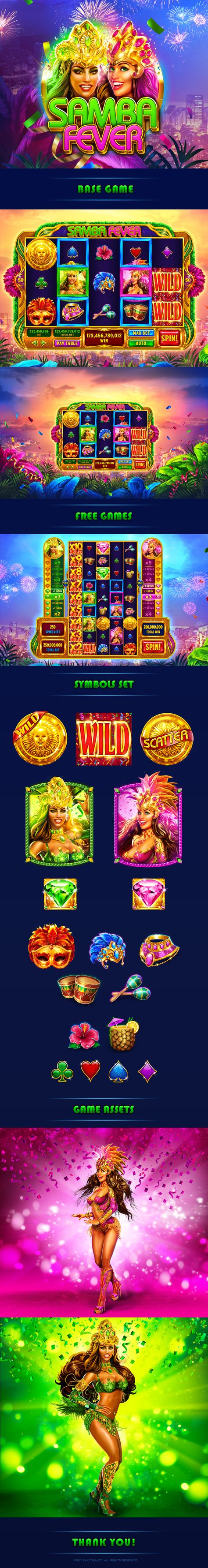 SLOTOMANIA'S SLOT GAME - ART DIRECTION on Behance Brazil Game, Rio Festival, Carnival Brazil, Game Banner, Brazil Carnival, Vegas Slots, Apps Design, Songkran Festival, Game Icons