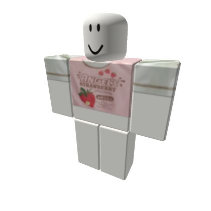 Roblox Strawberry Outfit, Roblox Styles, Yk2 Outfits, Strawberry Outfit, Roblox Oc, Cherry Shirt, Clothing Codes, Roblox Clothing, Strawberry Shirt