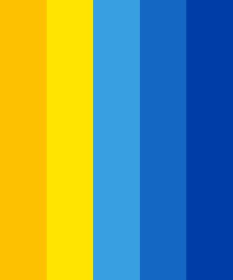 Blue Color Pallet, Blue Pallets, Yellow Palette, Hexadecimal Color, Procreate Color Palette, Blue Names, Blue Color Palette, Color Palette Yellow, Blue Palette