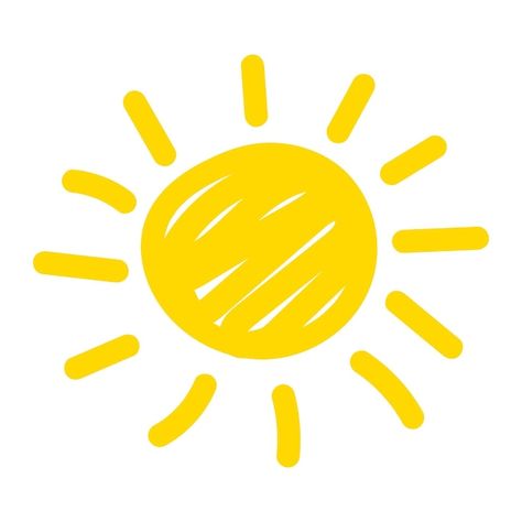 Summer Vector Illustrations, Cute Sun Drawing, Sun Drawing Design, Summer Illustration Design, Sun Illustration Art, Label Minuman, Draw Sun, Sunshine Illustration, Sun Doodle