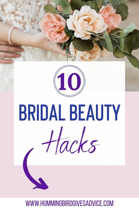 Beauty hacks, or beauty shortcuts, are essential to know about before your wedding day. These hacks are all quite easy and effective, and can help you look and feel your most beautiful on your wedding day. Some of the bridal beauty hacks in this post are meant to be done in the months leading up to the wedding, and some are to be done on your wedding day. Check out which bridal beauty hacks work best for you! // bride advice // wedding planning // wedding tips // beauty tips // beauty advice // Bridal Beauty Tips, Bridal Beauty Checklist, Hummingbird Wedding, Wedding Skin, Wedding Skincare, Wedding Tools, Wedding Workout, Advice For Bride, Grooming Tips