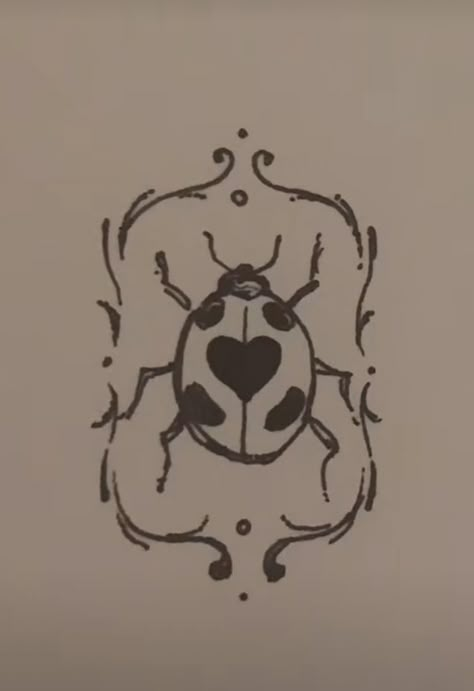 Bugs Drawing, Ladybug Tattoo, Unique Tattoo Ideas, Lady Bug Tattoo, Desenho Tattoo, Arte Inspo, American Traditional Tattoo, 문신 디자인, Unique Tattoo