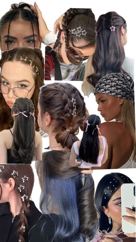 y2k Pretty Y2k Hairstyles, Y2k Clip Hairstyle, 2000s Updo Hairstyles, Y2k Grunge Hairstyles, 2000s Fashion Hair, 90s 2000s Hairstyles, Yk2 Hairstyle, Y2k Hairstyles Braids, Y2k Hair Styles