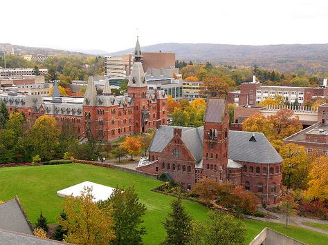 Cornell University, Ithaca New York Cornell College, Fordham University, College Architecture, Ithaca New York, College Tour, College Vision Board, Usa University, University Architecture, Ithaca Ny