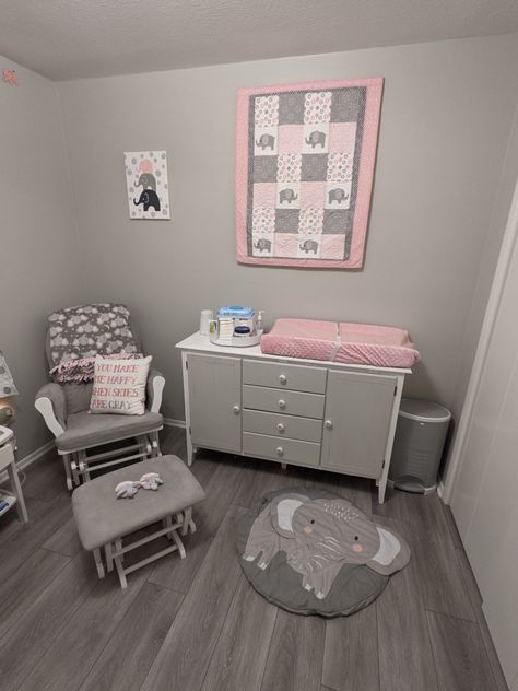 Pink And Gray Elephant Nursery, Pink And Grey Elephant Nursery, Pink And Grey Nursery Baby Girl, Baby Girl Elephant Nursery, Grey And Pink Nursery, Gray And Pink Nursery, Grey White Nursery, Pink Elephant Nursery