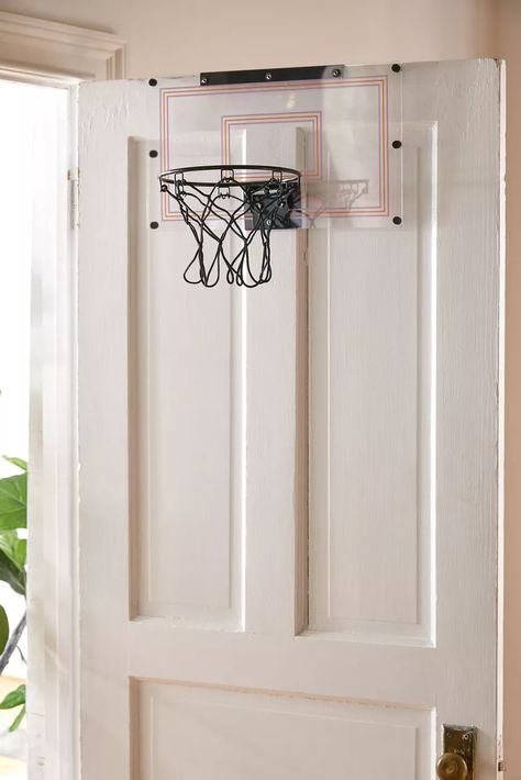 Basketball Dimensions, Basketball Hoop In Bedroom, Mini Basketball Hoop, Fun Sign, Door Slam, Mini Basketball, Games Party, Mini Basketballs, Basketball Net