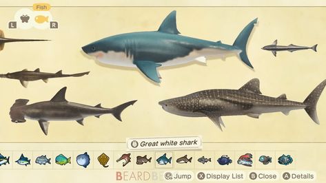 Tips And Tricks To Help You Fill Your Critterpedia In Animal Crossing: New Horizons  happygamer.com #GAMES #happygamer #gamesnews #gaming #games Animal Crossing Shark, Lake Animals, Animal Crossing Guide, Animal Crossing Game, Clown Fish, Sharks, Animal Crossing, Tips And Tricks, Gaming