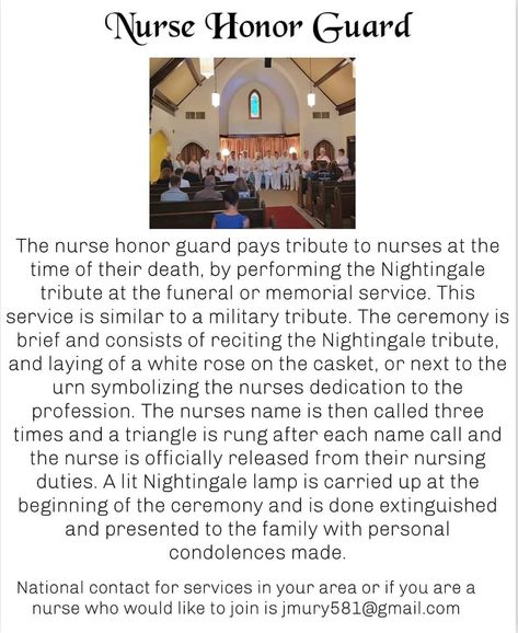 Nurse Honor Guard, Honor Guard, Nursing Life, Name Calling, Memorial Service, Nurse Life, Past And Present, Kentucky, Nursing