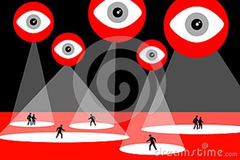 Big brother. Being watched and controlled in a Big Brother or Big Data society w #Sponsored , #ad, #advertisement, #brother, #Data, #society, #watched Privacy Illustration, Man Vs Society, Big Brother Is Watching, Dystopian Society, Being Watched, Picture Illustration, Man Vs, Surveillance Camera, Cctv Camera