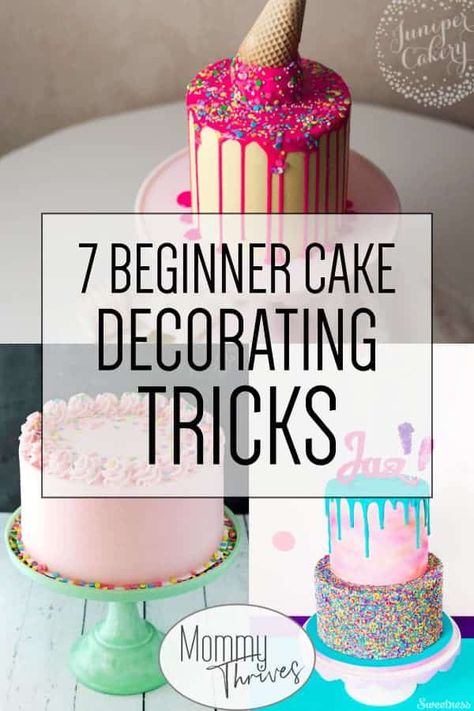 Looking for a new way to decorate a cake. Try one of these popular trends and make your next cake the talk of the party. Read now or pin for later. Easy Pretty Cake Decorating Ideas, Cake Decorating Trends, Beginner Cake Decorating, Cake Decorating Tips And Tricks, Cakes Decorating Ideas, Decorating A Cake, Decorating Tips And Tricks, Cake Recipes For Beginners, Cake Decoration Ideas