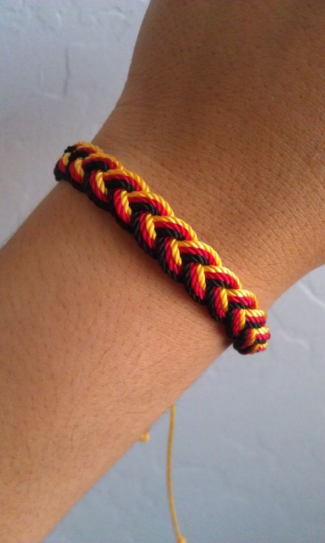 Friendship bracelet. Made out of Nylon String Germany Size: Adjustable (starts at 5 in wrist) Friendship Bracelet Adjustable, Bracelets String, Loom Band Bracelets, Band Bracelets, Loom Band, Loom Bands, Band Bracelet, Friendship Bracelet, Jewelry Ideas