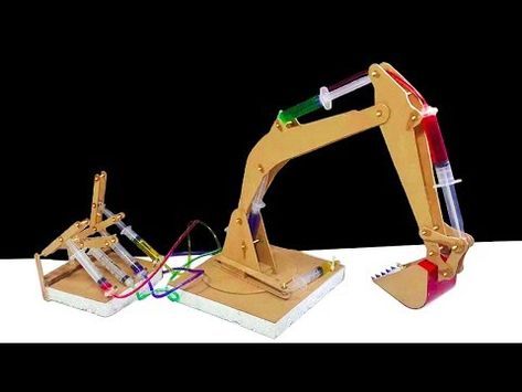 How to Make a Remote Control Hydraulic Excavator/JCB ' at Home DIY - YouTube Science Exhibition Projects, Vpn App, Basic Electrical Wiring, Diy Robot, Hydraulic Excavator, Diy Science, At Home Diy, Best Vpn, Science Fair Projects