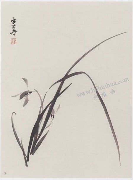 Japanese Ink Painting, Orchid Leaves, Sumi E Painting, Chinese Brush, Asian Painting, Chinese Ink, 수채화 그림, Sumi E, Chinese Painting