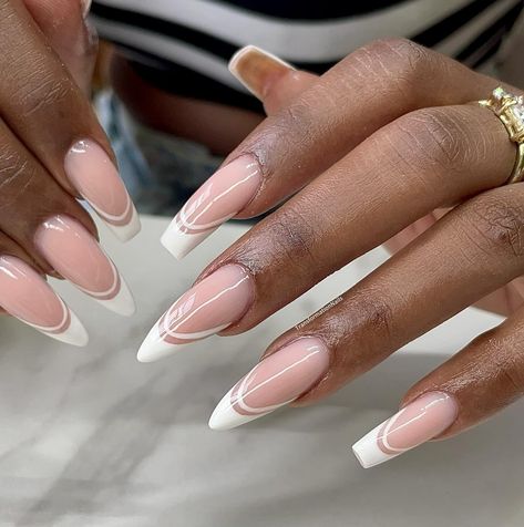 Obsessed is indeed an understatement 😍 Refill never looked this perfect! Here we have a double French tip design. PRICE: k600 Refill price: k550. Her nails stayed over a month old so it was basically like a fresh set. Nails done by @transformation.beautystudio Pamper yourself by booking an appointment with us For bookings contact us on +260972022050 or book online by clicking link in bio #acrylic nails #lusakazambia #nails2inspire #nailcontentcreator #nailsonfleek #instagram #frenchtips ... French Tip Design, Beauty Studio, Nails On Fleek, How To Do Nails, Nails, Design