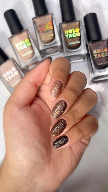 Holo Taco Nails, Taco Nails, Mom Nails, Holo Taco, Nail Styles, Christmas 2023, Winter Nails, Nirvana, How To Do Nails