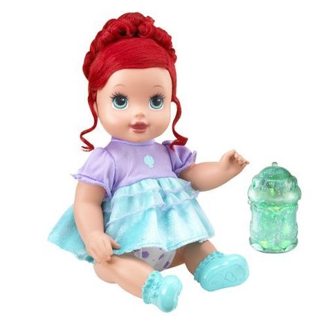 Disney Princess Doll: Disney Princess Sparkle Baby Ariel Doll Disney Princess Baby Dolls, Disney Baby Dolls, Frozen Dolls, Disney Princess Babies, Ariel Doll, Mermaid Toys, Barbie Doll Set, Baby Ariel, Disney Princess Dolls