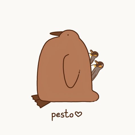 I enjoy moo deng as much as the next guy BUT I am Pesto’s number 1 fan for life #pestothepenguin #cuteart #digitalartist #penguin Moo Deng And Pesto, Pesto The Penguin, Bri Core, Pesto Penguin, Trending Totes, Penguin Drawing, Penguin Art, Animated Animals, Rug Ideas