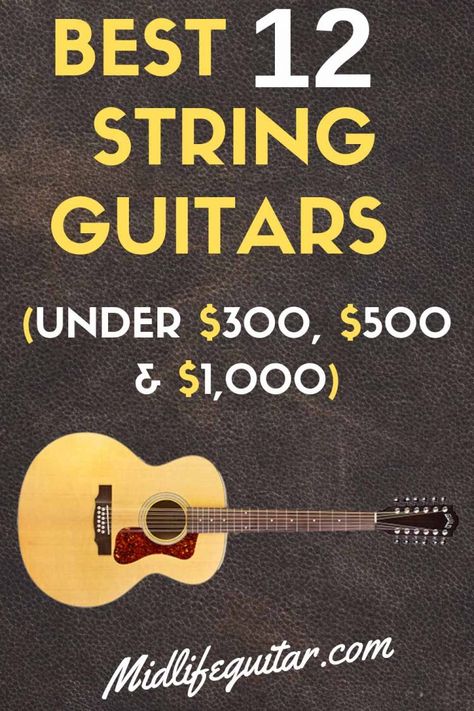 Instruments Guitar, 12 String Acoustic Guitar, Music Instruments Guitar, Guitar Books, 12 String Guitar, Cheap Guitars, Learn Something New Everyday, Fingerstyle Guitar, Guitar Cabinet