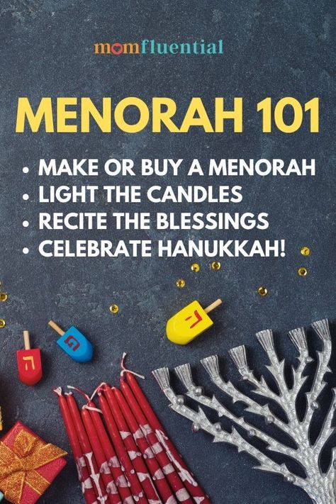 Hannukah For Beginners, Hanukkah Blessings, Jewish Beliefs, Hanukkah Traditions, Hanukkah Lights, Diy Hanukkah, Menorah Candles, Jewish Crafts, Hanukkah Crafts