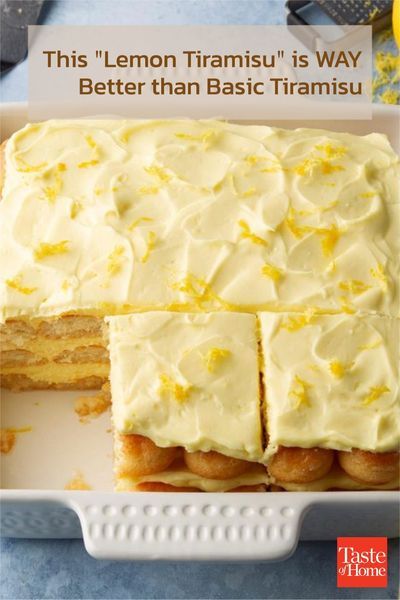 Lemon Tiramisu, Lemon Dessert Recipes, Tiramisu Recipe, Köstliche Desserts, Lemon Desserts, Lemon Recipes, It Goes On, Cake Toppings, Food Cakes