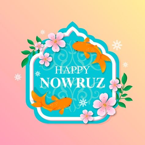 Flat design happy nowruz | Free Vector #Freepik #freevector #design #celebration #holiday #event Norouz Card, Norooz Crafts, Nowruz Card, Parsi New Year, Happy Nowruz, Islamic Holidays, Chocolate Pictures, Holi Wishes, New Year Images