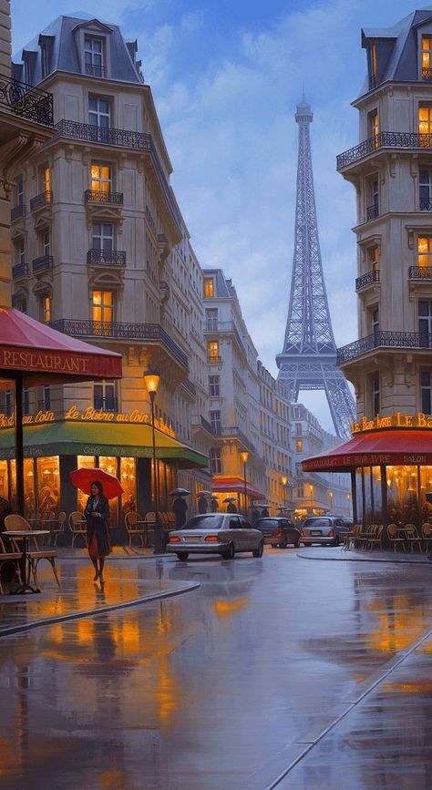 Paris Wallpaper, I Love Paris, Love Paris, The Eiffel Tower, City Aesthetic, Paris Travel, France Travel, Places Around The World, In The Rain